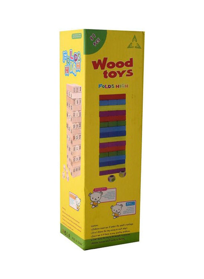 Wooden Blocks Build A Tower For The Children - Image 1
