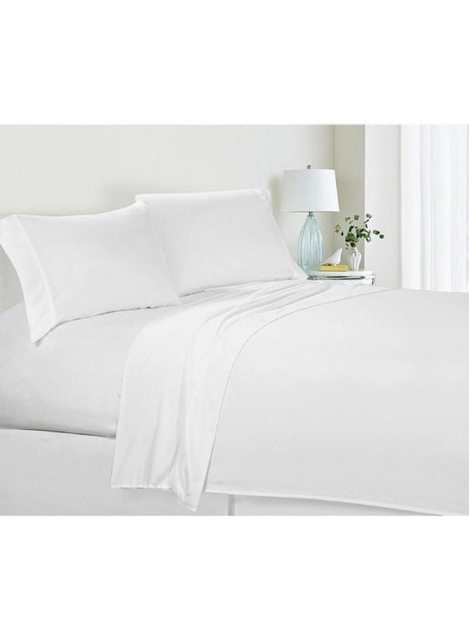 Mercury Soft Duvet Cover fabric White 160 x 240cm - Image 1