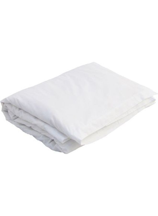 Mercury Soft Duvet Cover fabric White 160 x 240cm - Image 2