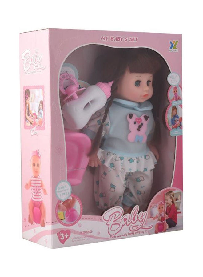 طقم دمى للأطفال مكون من 4 قطع للفتيات - Image 2