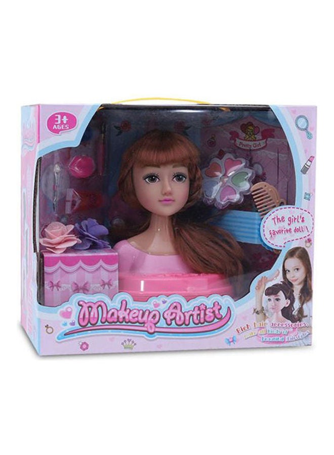 MakeUp Doll With Makeup And Hair Styling Tools - Image 1