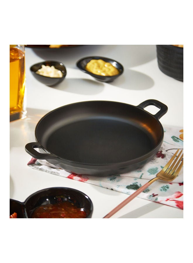 Home Box Round Serving Platter Black 19cm  - Image 3