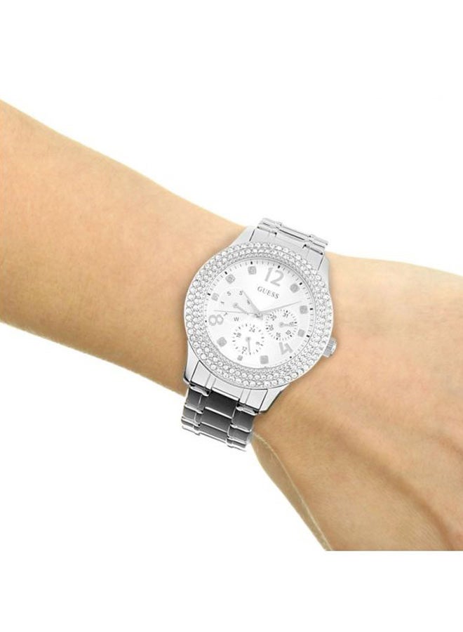 جس ساعة يد بعقارب مقاومة للماء طراز W1097L1 للنساء - Image 5