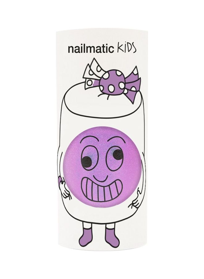 Nailmatic Kids - Water Based Nail Polish Marshi Neon Lilac Pearl - Image 1