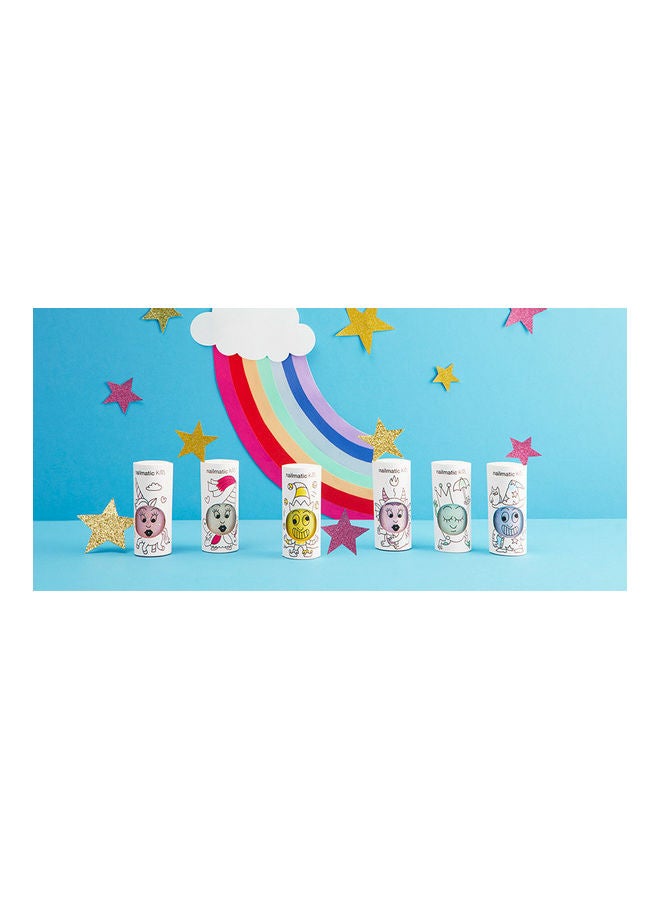 Nailmatic Kids - Water Based Nail Polish Marshi Neon Lilac Pearl - Image 1