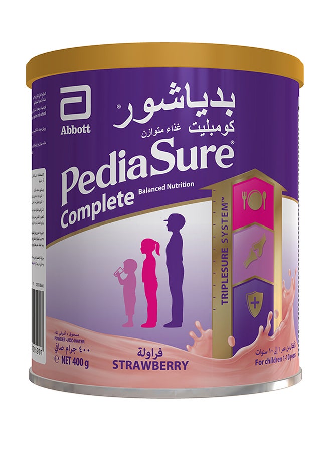 Pediasure - Complete Strawberry 400grams - Image 1