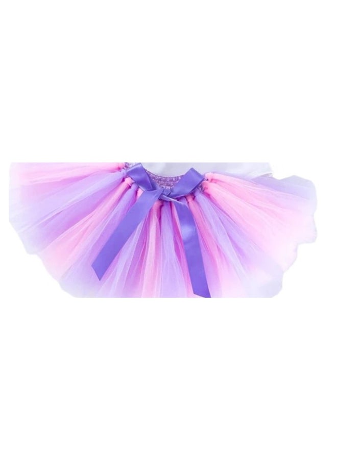 We Happy 3-Piece Second Birthday Princess Party Dress Set Multicolour  - Image 2