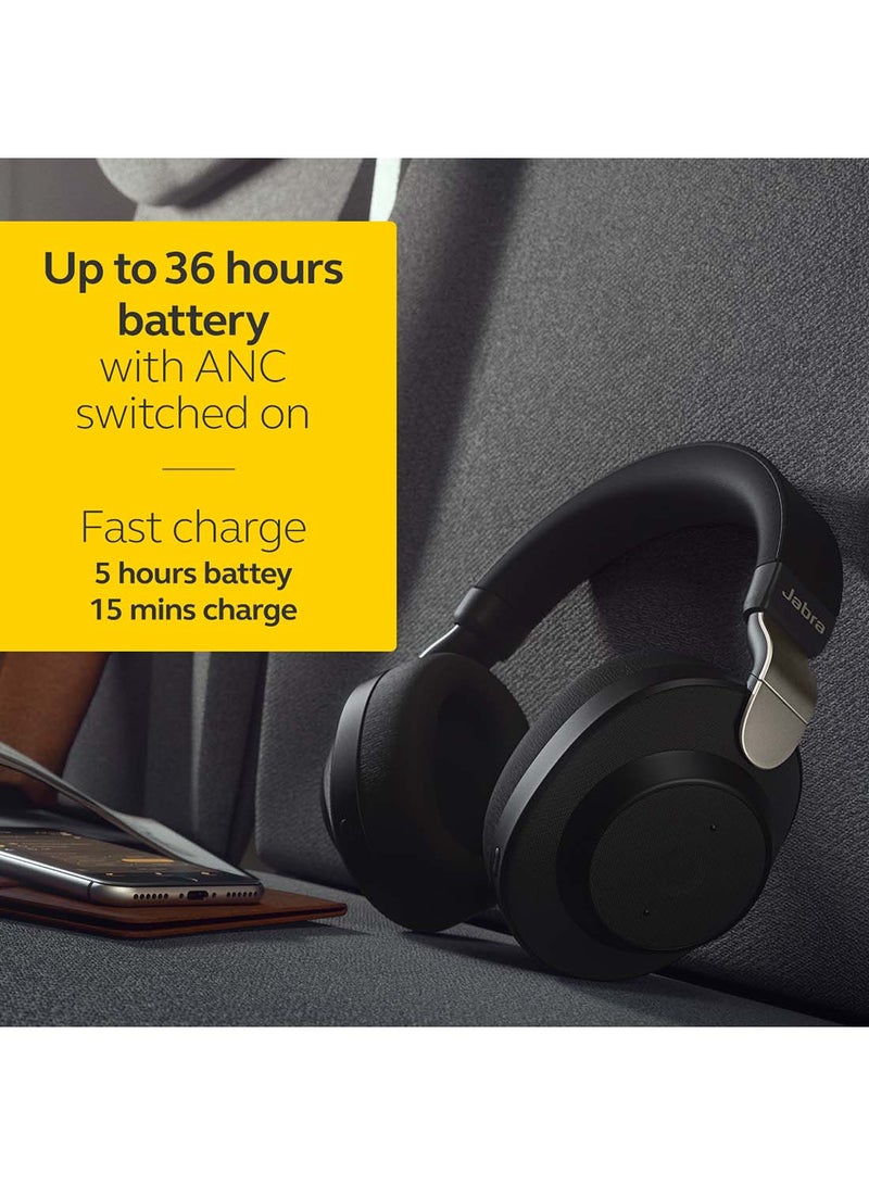 Elite 85h Over Ear Headphones With ANC And SmartSound Technology Black