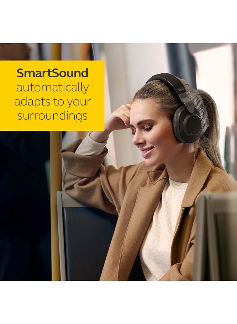 Elite 85h Over Ear Headphones With ANC And SmartSound Technology Black