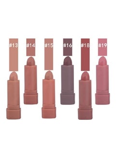 6-Piece Moisturizing Matte Lipstick Set Multicolour - v1620123708/N47142797A_2