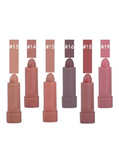 Handaiyan 6-Piece Moisturizing Matte Lipstick Set Multicolour  - Image 2
