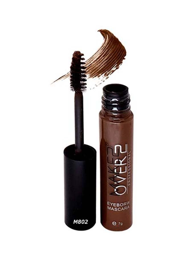 MAKE OVER 22 Professional Eyebrow Mascara Dark Brown - Image 1