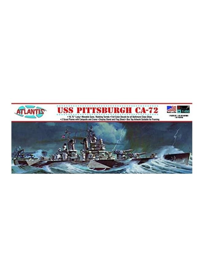 USS Pittsburgh CA-72 Heavy Cruiser 1/490 Scale Plastic Model Kit 