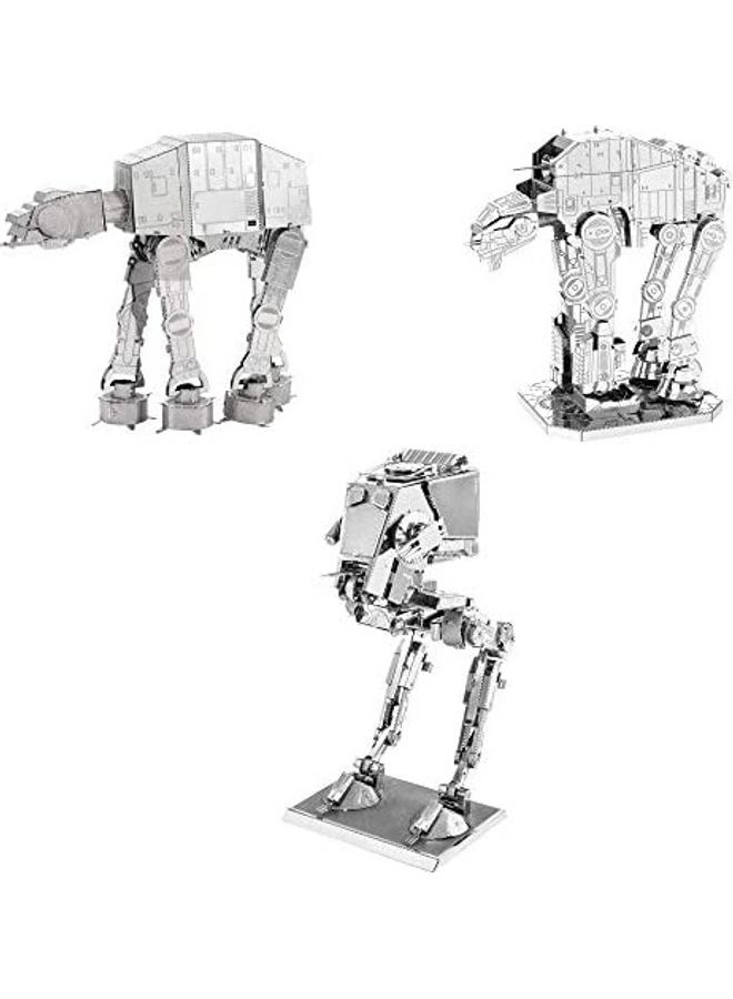 Fascinations 3-Piece 3D Metal Star Wars Walker Model Kit 