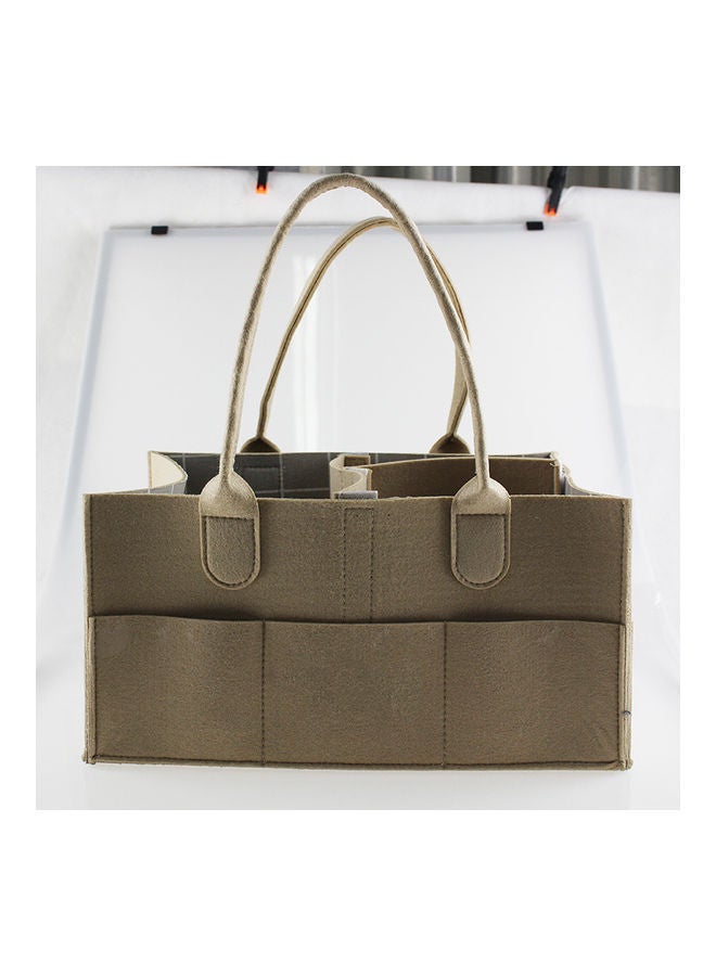 فاشون هوم سلة محمولة لتنظيم حفاضات الأطفال بيج 12.99 x 9.05 x 7.28بوصة - Image 4