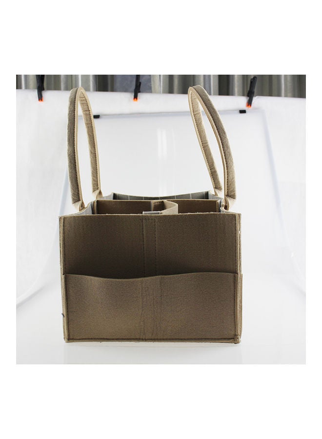 فاشون هوم سلة محمولة لتنظيم حفاضات الأطفال بيج 12.99 x 9.05 x 7.28بوصة - Image 5