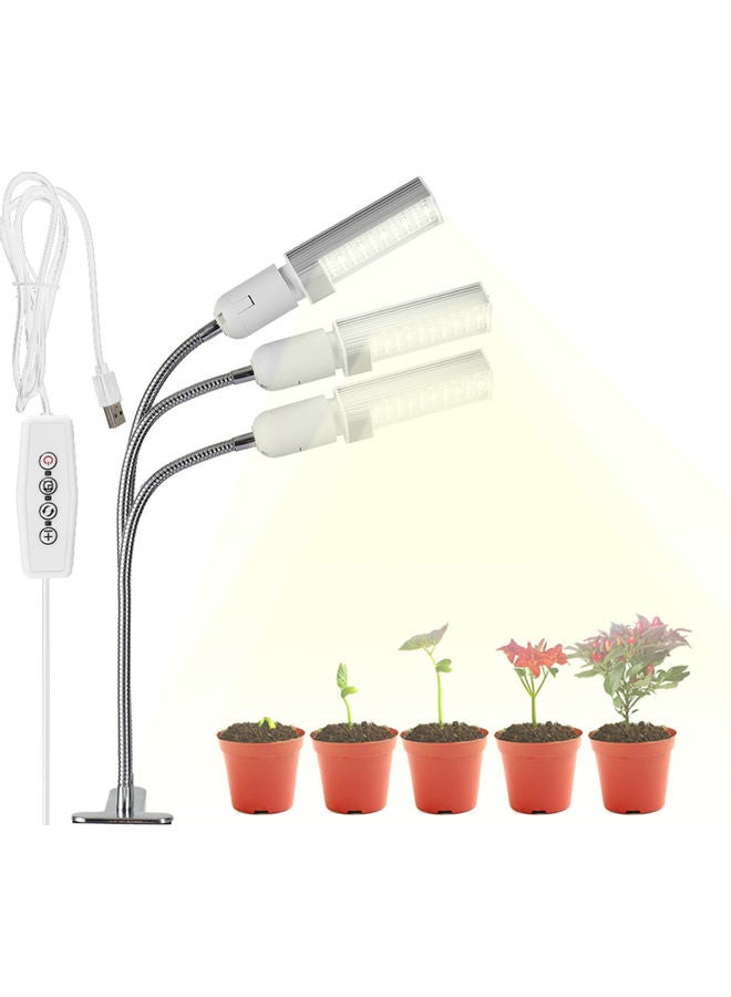 Generic 30W LED Grow Lamp For Indoor Plants White/Silver  - Image 2