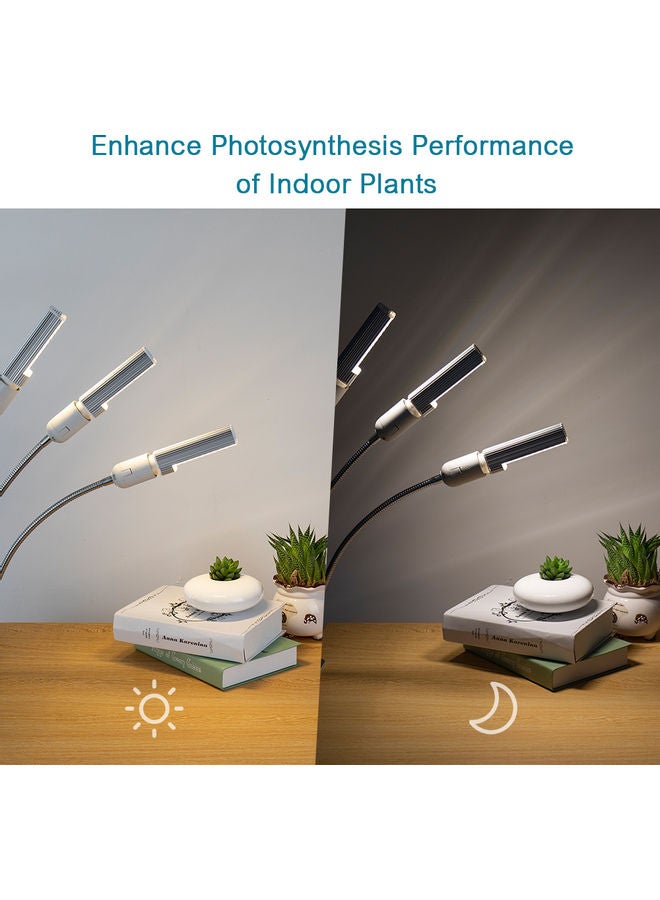30W LED Grow Lamp For Indoor Plants White/Silver