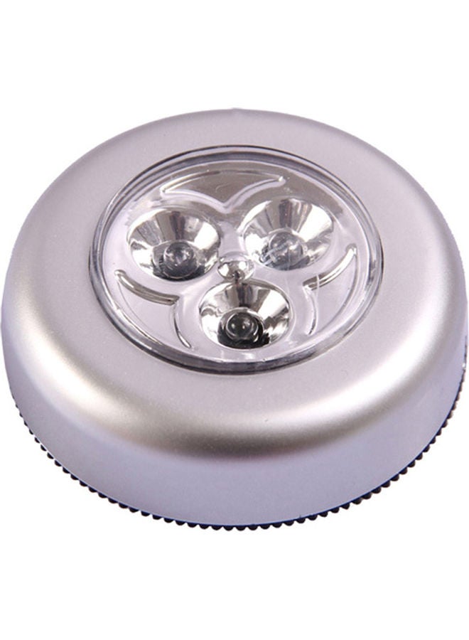Generic Portable Mini Round LED Bright Light White  - Image 2