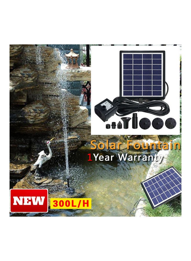 4W Solar Powered Fountain Black - v1620136232/N47152422A_5