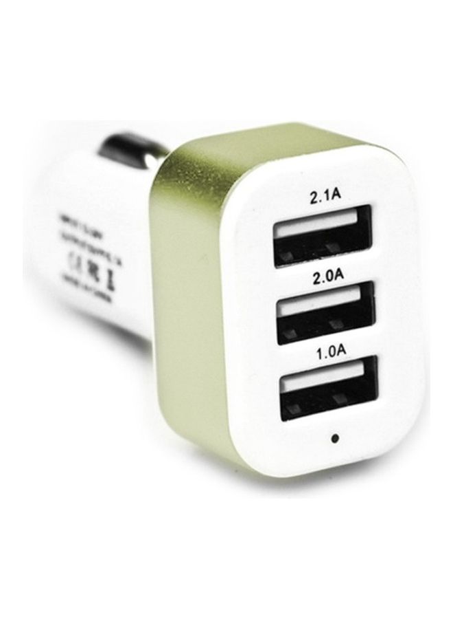 3-Port USB Car Phone Charger - Image 1