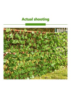 Generic Artificial Garden Fence Green  - Image 3