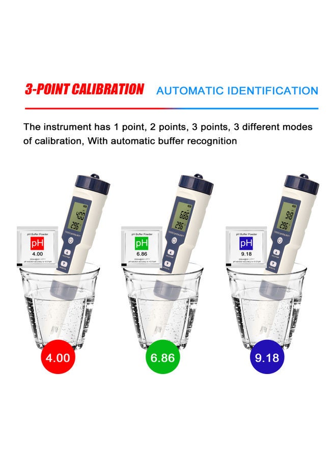 Generic 5 In 1 Professional Water Quality Tester Multicolour  - Image 3