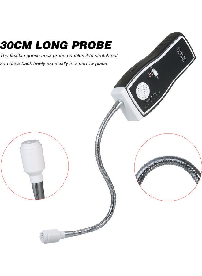 KKmoon Handheld Combustible Gas Detector White/Black/Silver - Image 2