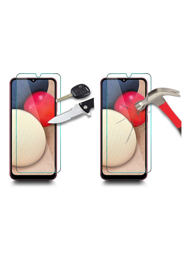 Wtech - Tempered Glass Screen Protector For Samsung Galaxy A02s Clear - Image 1
