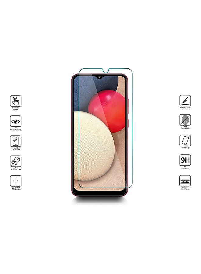 Wtech - Tempered Glass Screen Protector For Samsung Galaxy A02s Clear - Image 1