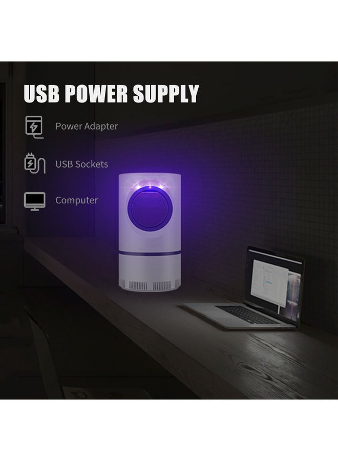 مصباح LED لقتل الحشرات للأماكن الداخلية يعمل بمنفذ USB أبيض - Image 5