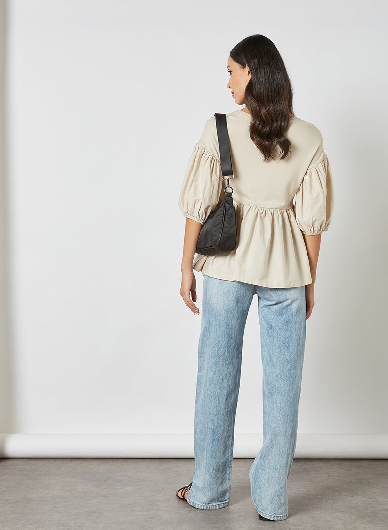 ONLY Flounce Hem Top Pumice Stone  - Image 2