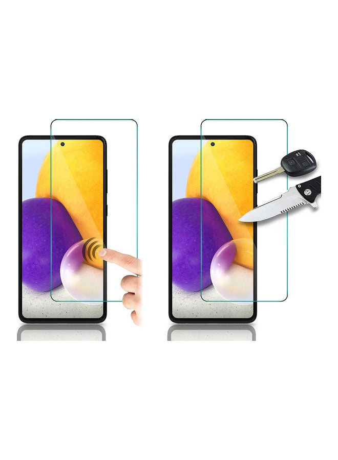 Wtech Tempered Glass Screen Protector For Samsung Galaxy A72 Clear - Image 3