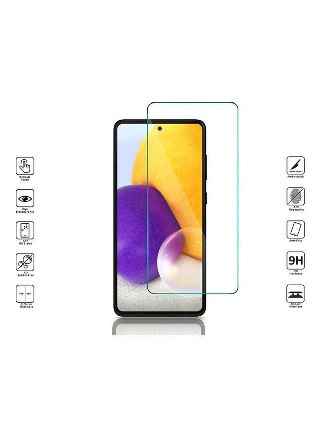 Wtech Tempered Glass Screen Protector For Samsung Galaxy A72 Clear - Image 4