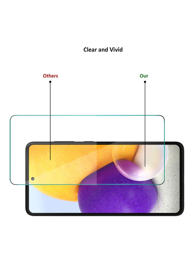 Wtech Tempered Glass Screen Protector For Samsung Galaxy A72 Clear - Image 5