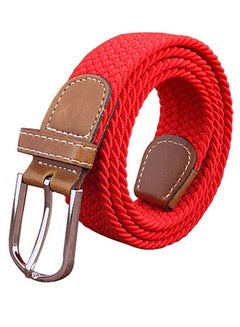 Stylish Stretch Waist Belt Red