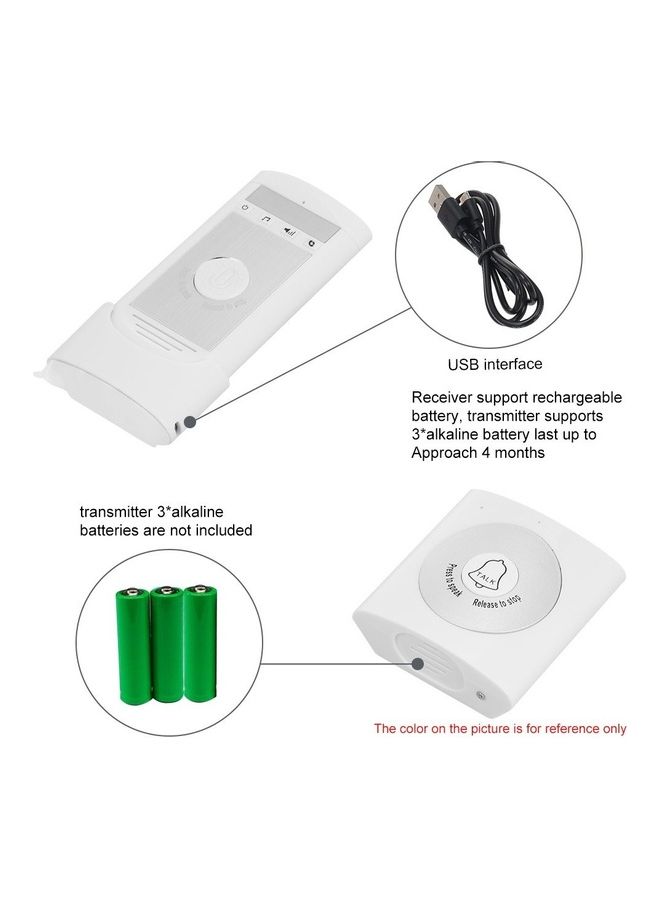 Generic - Wireless Voice Intercom Doorbell White/Beige - Image 1