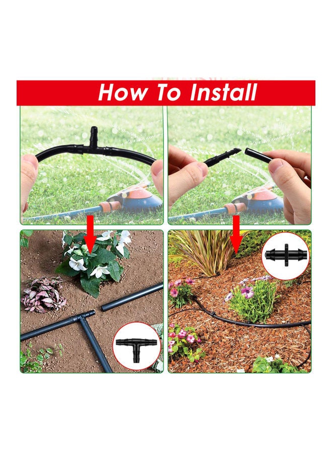 KKmoon 250-Piece Irrigation Fitting Kit Black  - Image 4