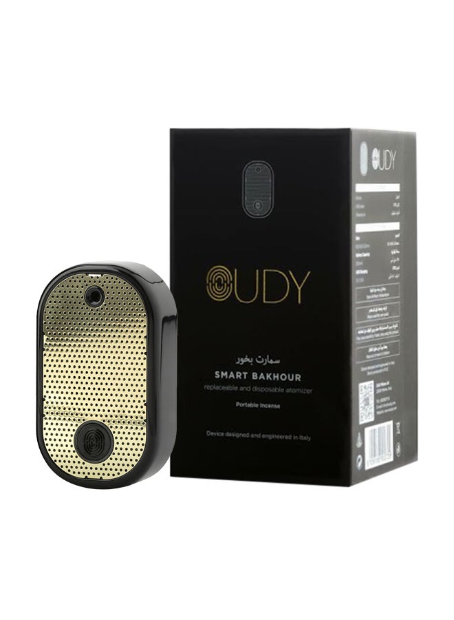 أودي مبخرة ذكية محمولة أسود/ذهبي 8.5x8.5سم - Image 4