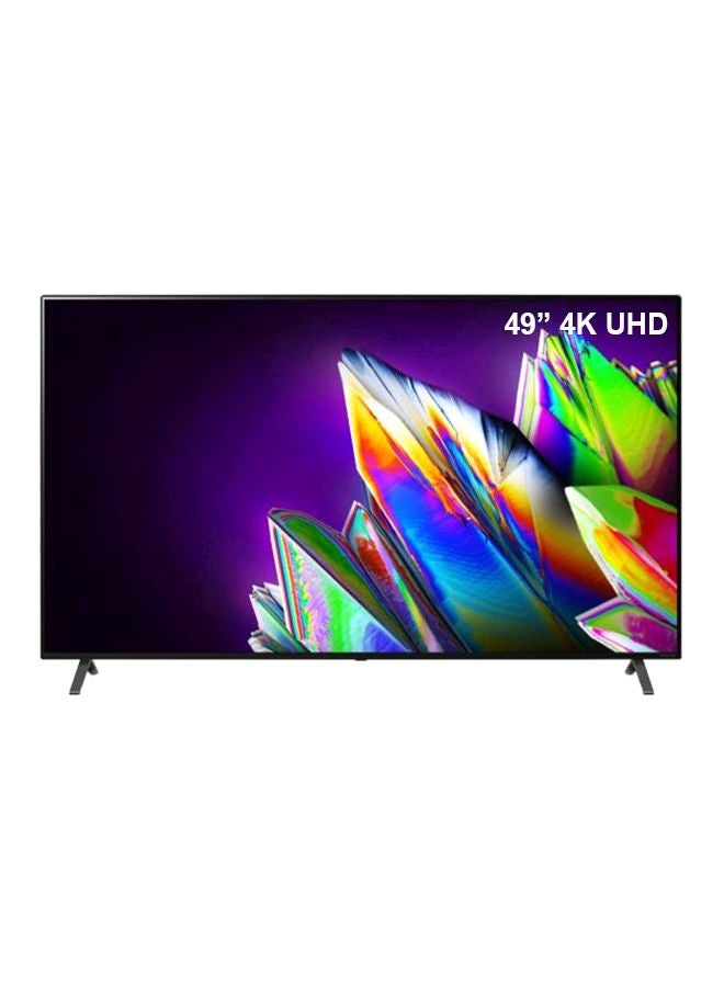 LG - 49-Inch NanoCell 4K UHD Smart TV (2020) 49NANO80VNA Black - Image 1