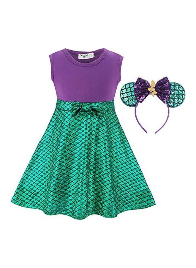 Princess Costume Dress With Headband 11.8inch