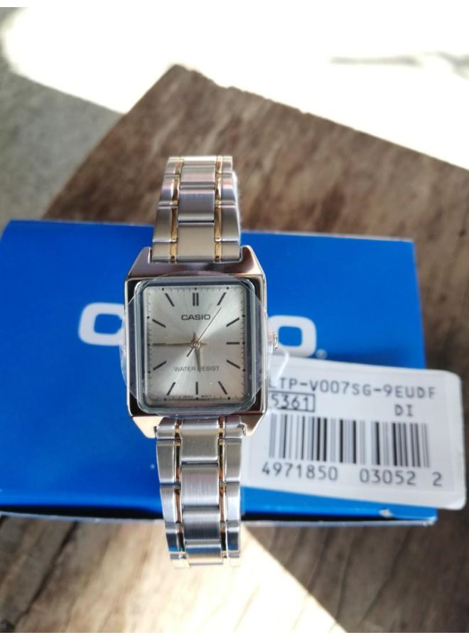 CASIO Women's Stainless Steel Analog Wrist Watch LTP-V007SG-9EUDF - Image 5