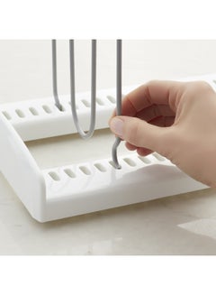 YouCopia YouCopia Store More Adjustable Pan And Lid Rack, Pot Lids And Pans Organizer for Kitchen Cabinet Storage, St And ard, White, 50160 White 7.3x11.5x6.4inch  - Image 2