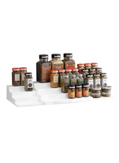 YouCopia Can 3 Shelf Shelf Steps Organizer Exp And able, 50189 White 27.3x36.2x9.7cm