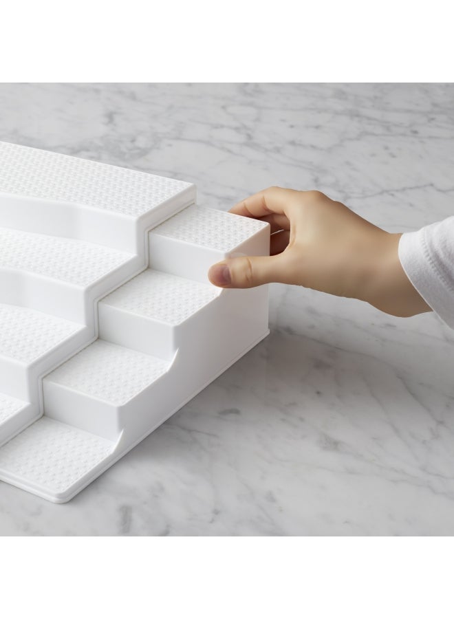 YouCopia YouCopia Can 3 Shelf Shelf Steps Organizer Exp And able, 50189 White 27.3x36.2x9.7cm  - Image 4