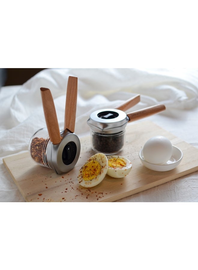 دريم فارم مطحنة فلفل أورتو محمولة بيد واحدة بني/فضي - Image 2