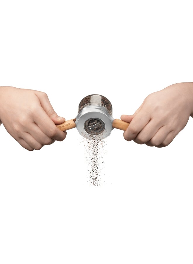 دريم فارم مطحنة فلفل أورتو محمولة بيد واحدة بني/فضي - Image 4