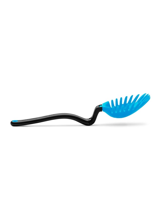 Dreamfarm Dreamfarm Holey Spadle Non-Stick Cooking Spoon & Serving Ladle with Holes, Durable and Easy to Use, Ideal for Cooking, Stirring, and Serving Without Mess, Blue Blue/Black  - Image 2