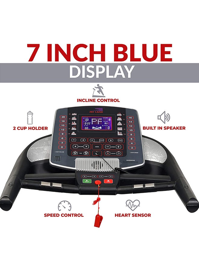 SkyLand Powerful AC Motor (7HP Peak) Treadmill With MP3 Amplifier, Automatic Incline 1-20% L 190 x W 88 x H 133 cmcm  - Image 2