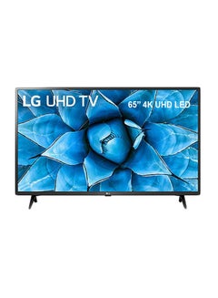 65-Inch UN72 Series 4K Active HDR UHD LED TV With Smart AI ThinQ 65UN7240PVG Black